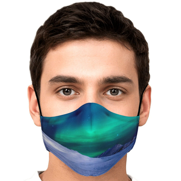 65 MCMLXV Unisex Northern Lights Print Face Mask - 65mcmlxv