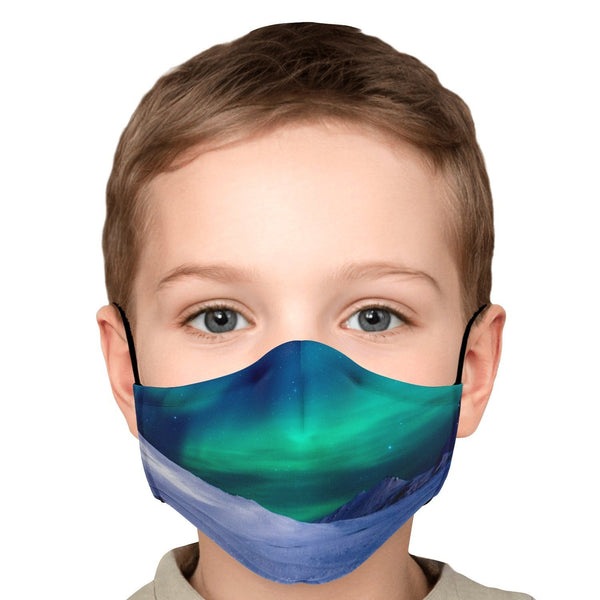 65 MCMLXV Unisex Northern Lights Print Face Mask - 65mcmlxv