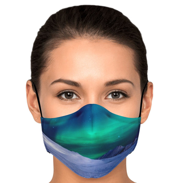 65 MCMLXV Unisex Northern Lights Print Face Mask - 65mcmlxv