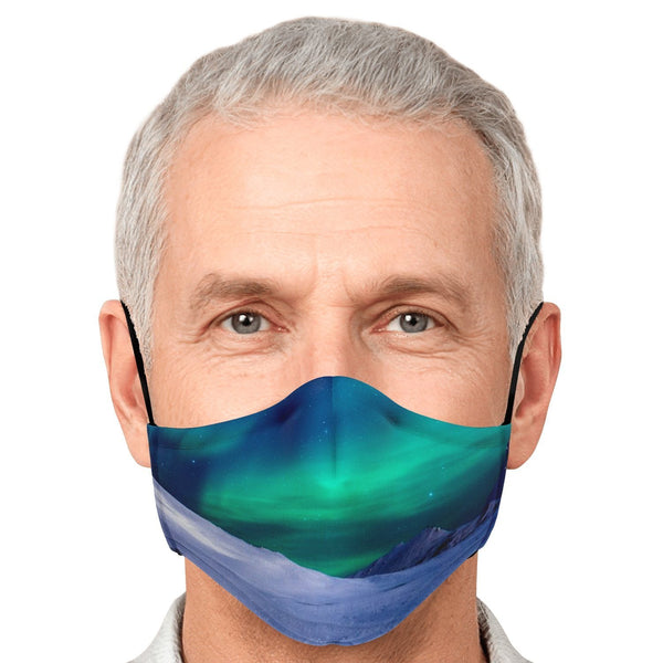 65 MCMLXV Unisex Northern Lights Print Face Mask - 65mcmlxv