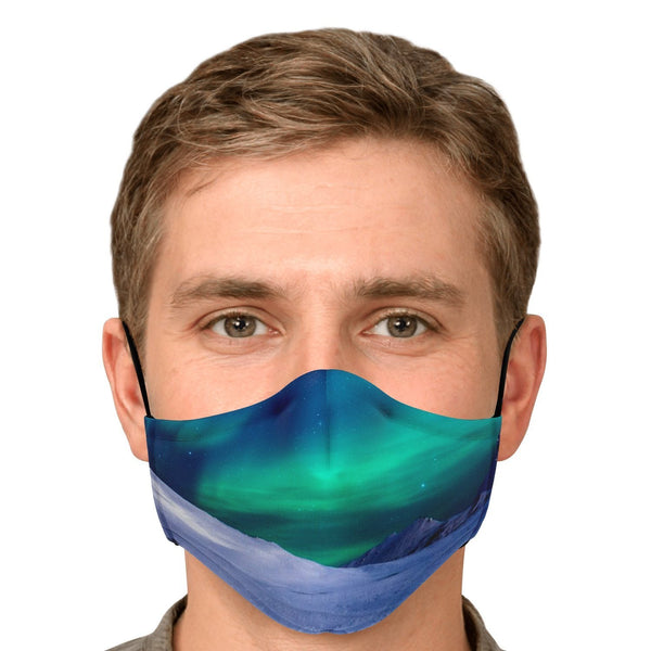65 MCMLXV Unisex Northern Lights Print Face Mask - 65mcmlxv