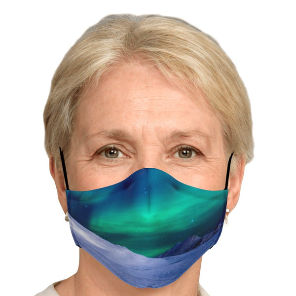 65 MCMLXV Unisex Northern Lights Print Face Mask - 65mcmlxv