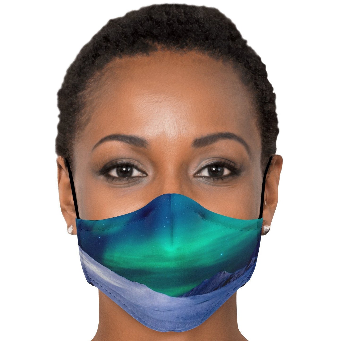 65 MCMLXV Unisex Northern Lights Print Face Mask - 65mcmlxv