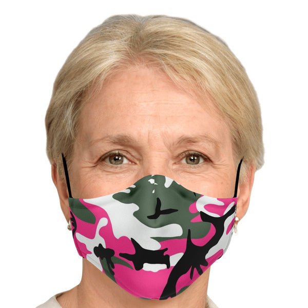65 MCMLXV Unisex Pink Camouflage Print Face Mask - 65mcmlxv