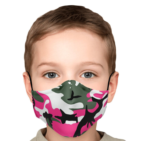 65 MCMLXV Unisex Pink Camouflage Print Face Mask - 65mcmlxv