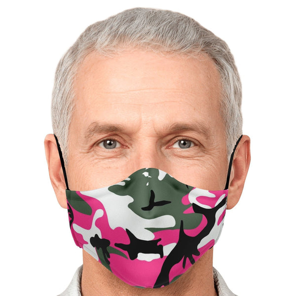 65 MCMLXV Unisex Pink Camouflage Print Face Mask - 65mcmlxv