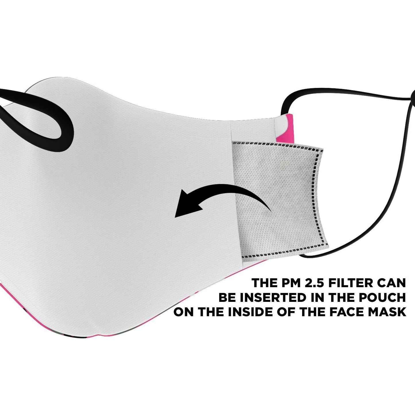 65 MCMLXV Unisex Pink Camouflage Print Face Mask - 65mcmlxv