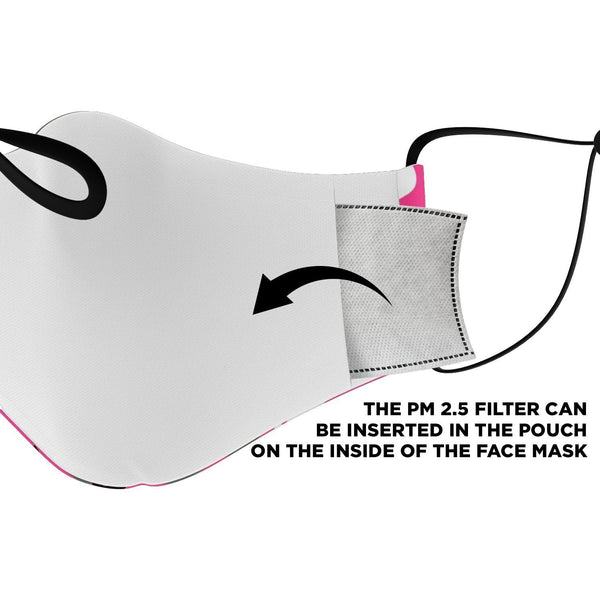 65 MCMLXV Unisex Pink Camouflage Print Face Mask - 65mcmlxv
