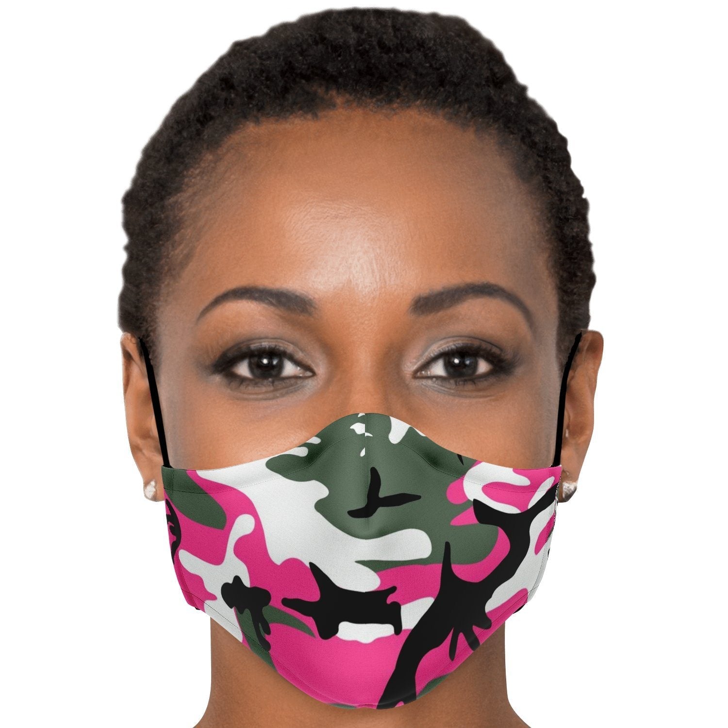 65 MCMLXV Unisex Pink Camouflage Print Face Mask - 65mcmlxv