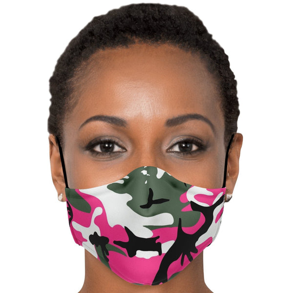 65 MCMLXV Unisex Pink Camouflage Print Face Mask - 65mcmlxv