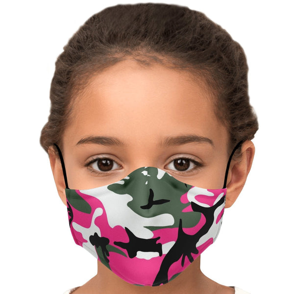 65 MCMLXV Unisex Pink Camouflage Print Face Mask - 65mcmlxv
