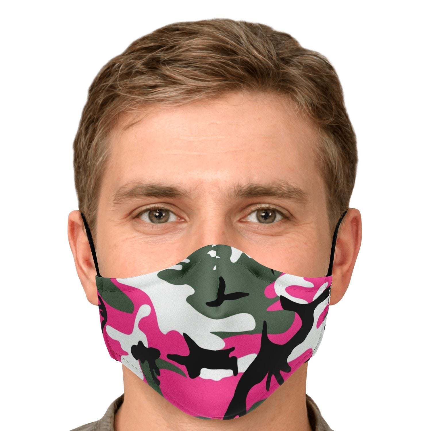 65 MCMLXV Unisex Pink Camouflage Print Face Mask - 65mcmlxv
