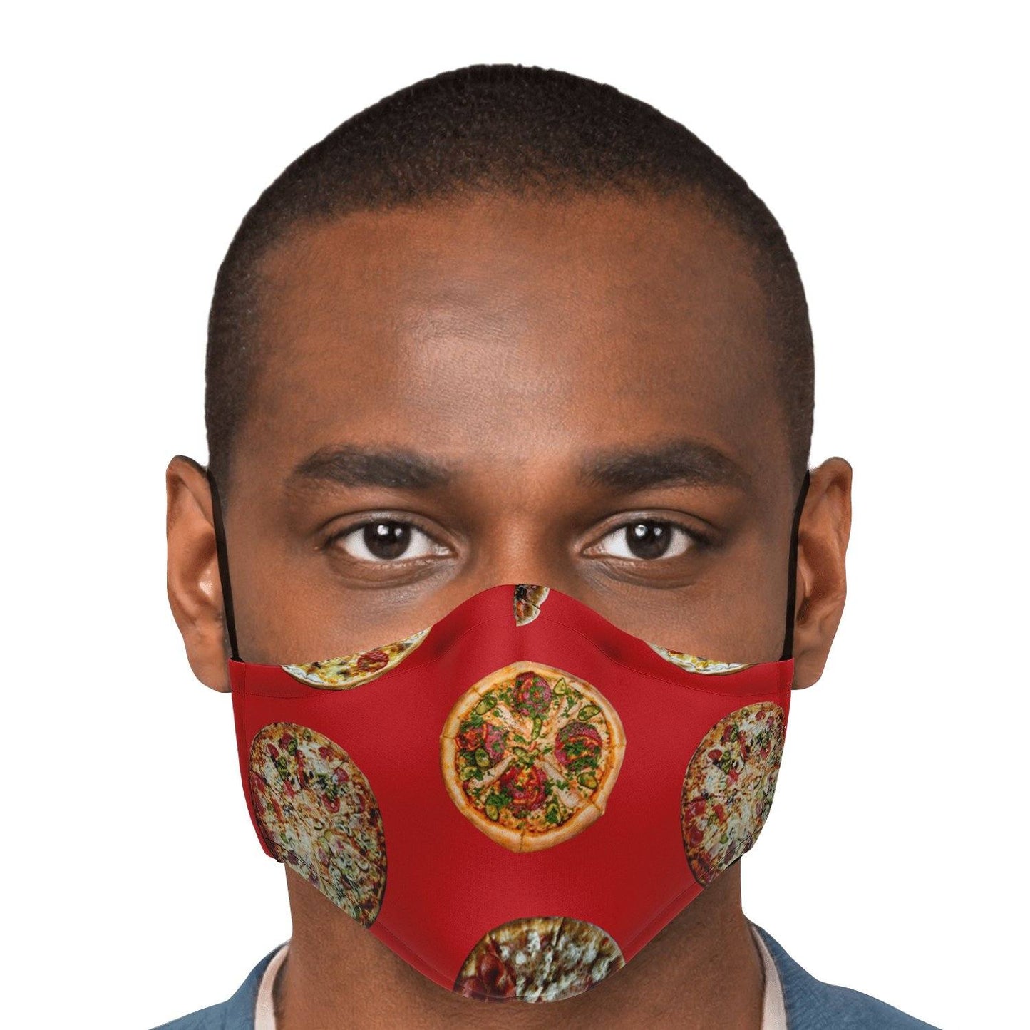 65 MCMLXV Unisex Pizza Pie Toss Print Face Mask - 65mcmlxv