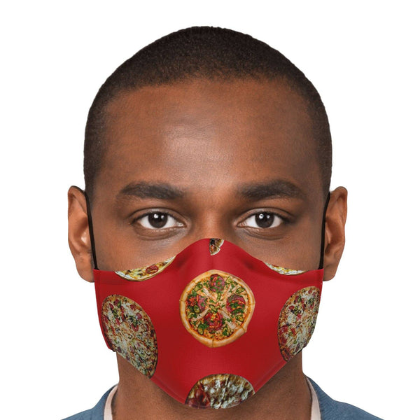 65 MCMLXV Unisex Pizza Pie Toss Print Face Mask - 65mcmlxv