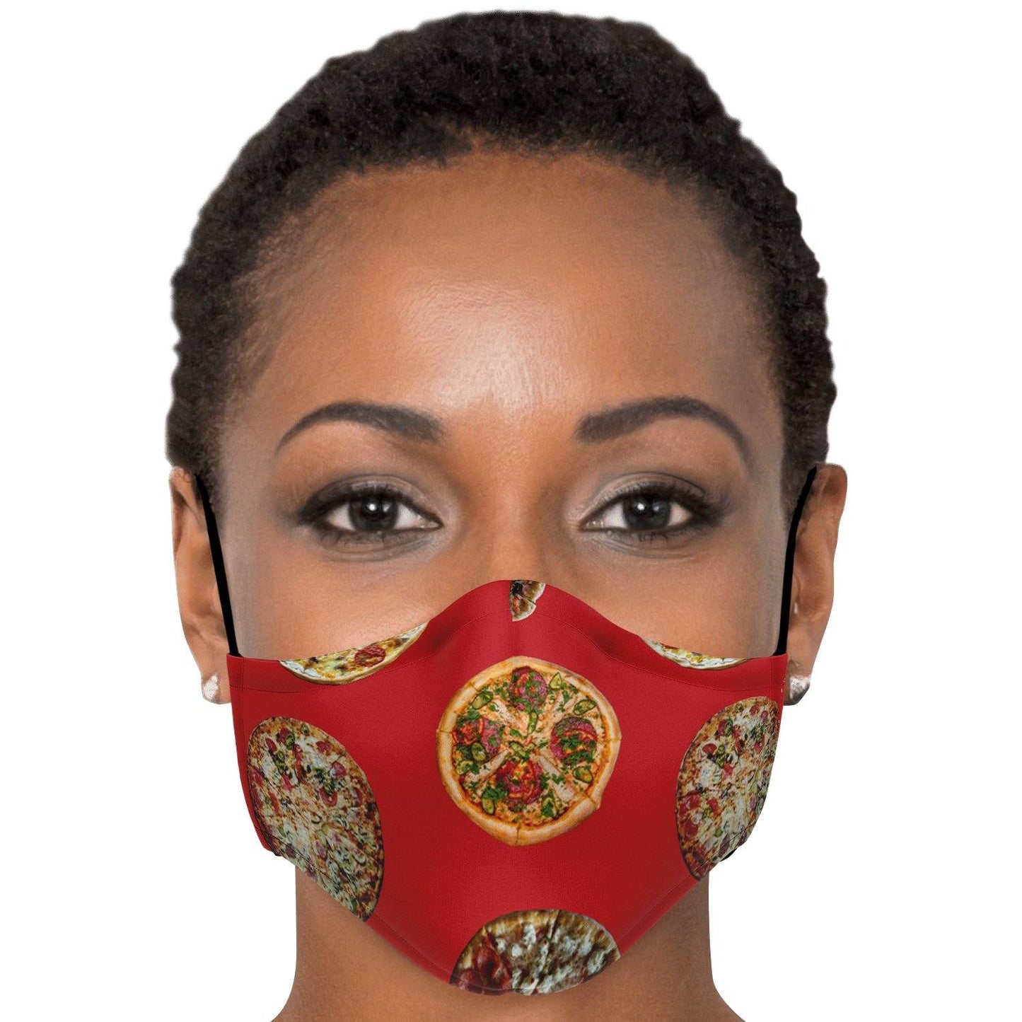 65 MCMLXV Unisex Pizza Pie Toss Print Face Mask - 65mcmlxv