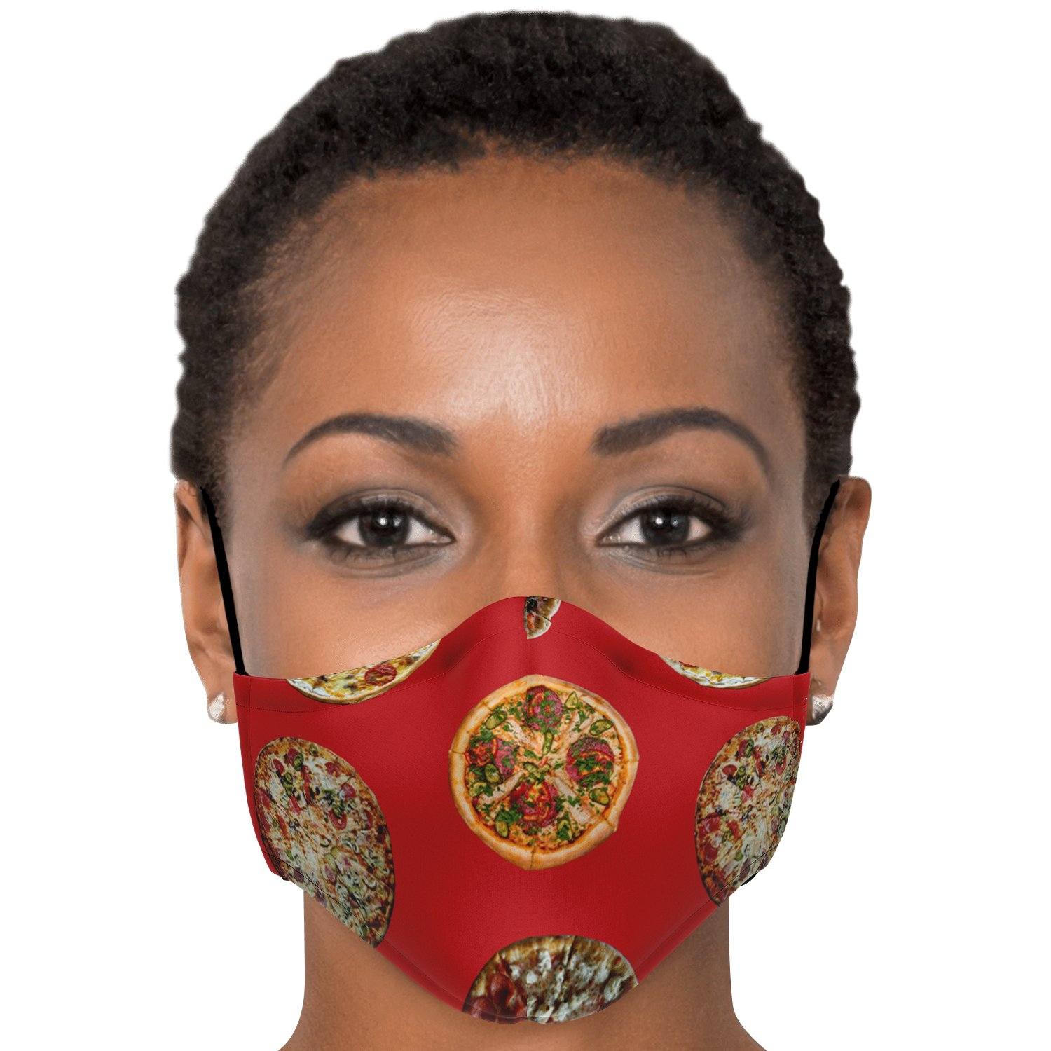 65 MCMLXV Unisex Pizza Pie Toss Print Face Mask - 65mcmlxv