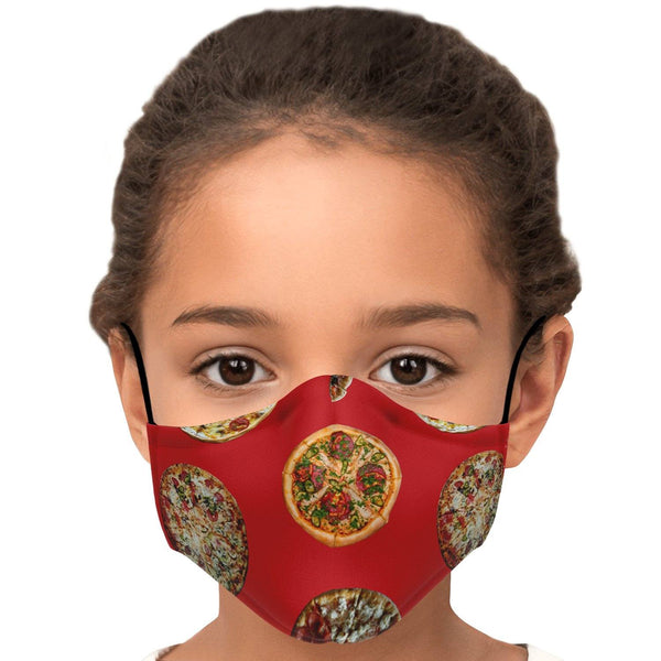 65 MCMLXV Unisex Pizza Pie Toss Print Face Mask - 65mcmlxv