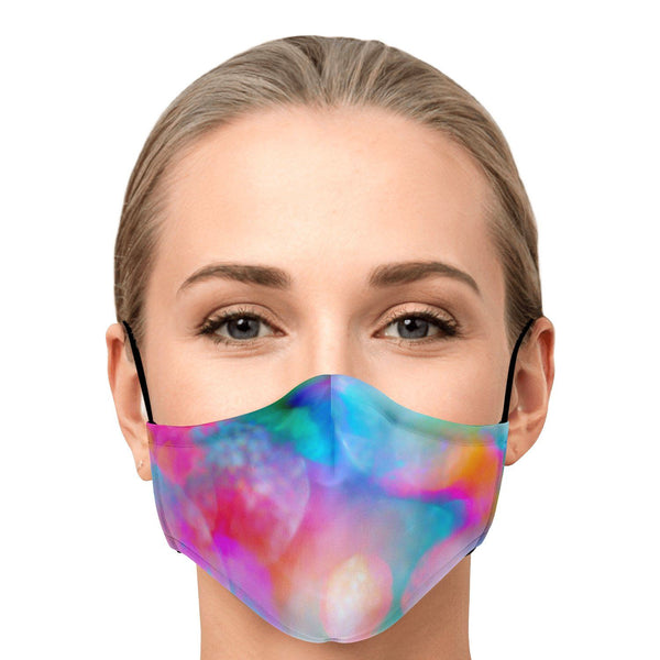 65 MCMLXV Unisex Psychadelic Tie - Dye Print Face Mask - 65mcmlxv