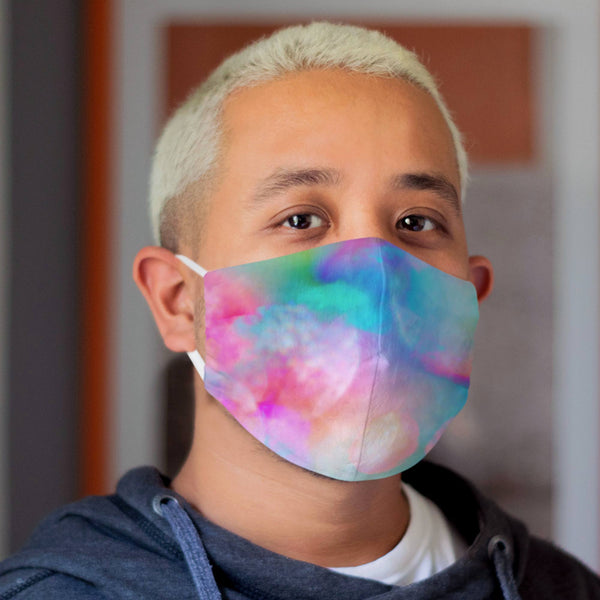 65 MCMLXV Unisex Psychadelic Tie - Dye Print Face Mask - 65mcmlxv