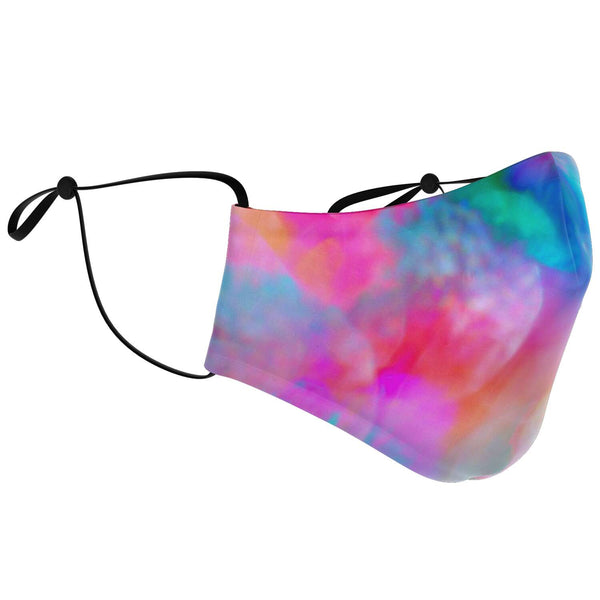 65 MCMLXV Unisex Psychadelic Tie - Dye Print Face Mask - 65mcmlxv