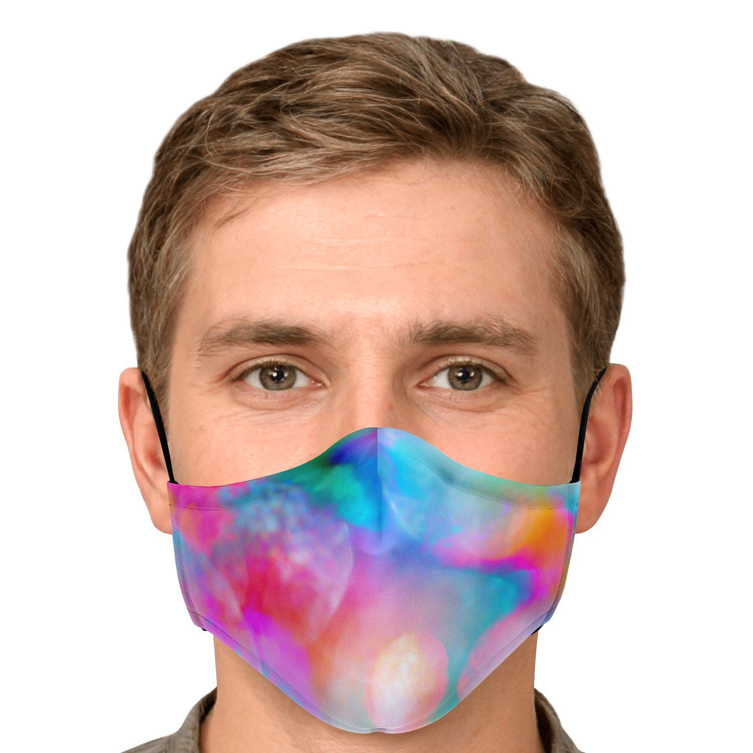 65 MCMLXV Unisex Psychadelic Tie - Dye Print Face Mask - 65mcmlxv