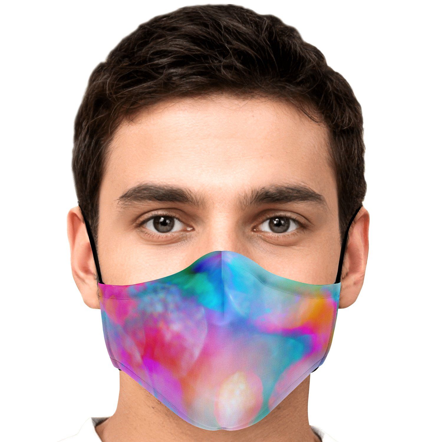 65 MCMLXV Unisex Psychadelic Tie - Dye Print Face Mask - 65mcmlxv