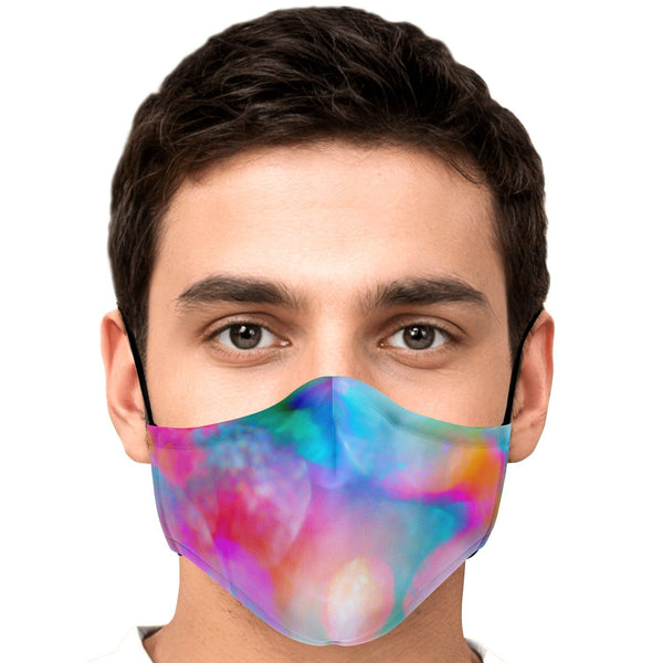 65 MCMLXV Unisex Psychadelic Tie - Dye Print Face Mask - 65mcmlxv
