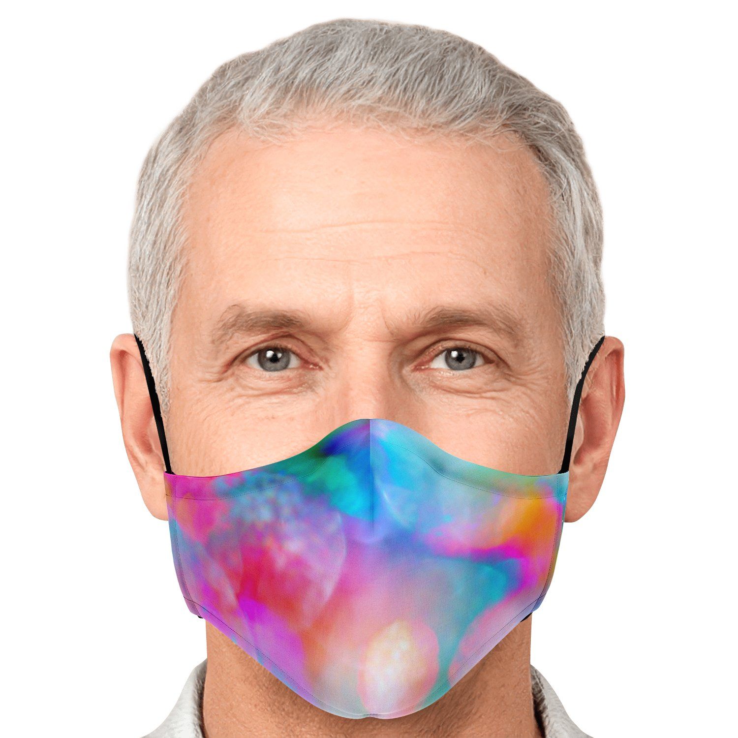 65 MCMLXV Unisex Psychadelic Tie - Dye Print Face Mask - 65mcmlxv