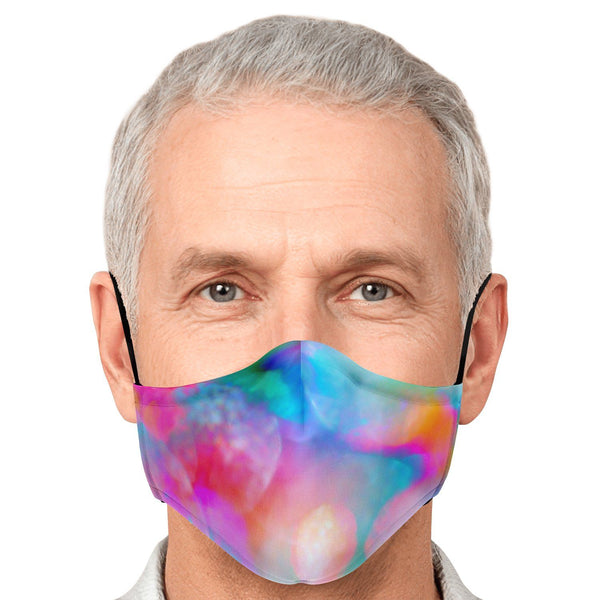 65 MCMLXV Unisex Psychadelic Tie - Dye Print Face Mask - 65mcmlxv