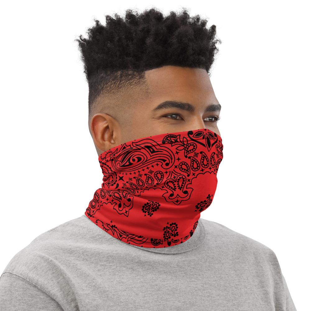 65 MCMLXV Unisex Red Bandana Print Neck Gaiter - 65mcmlxv