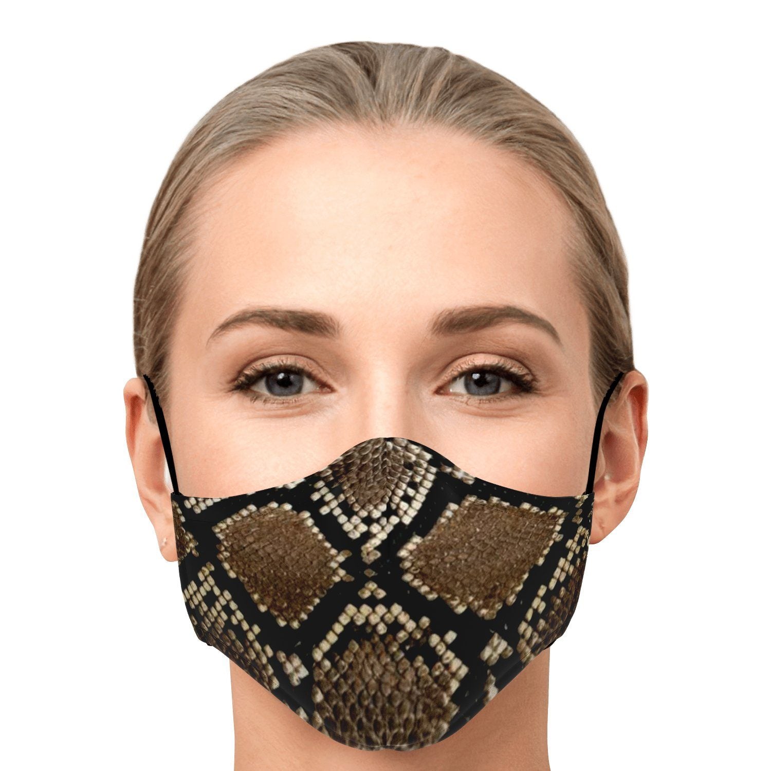 65 MCMLXV Unisex Snakeskin Print Face Mask - 65mcmlxv