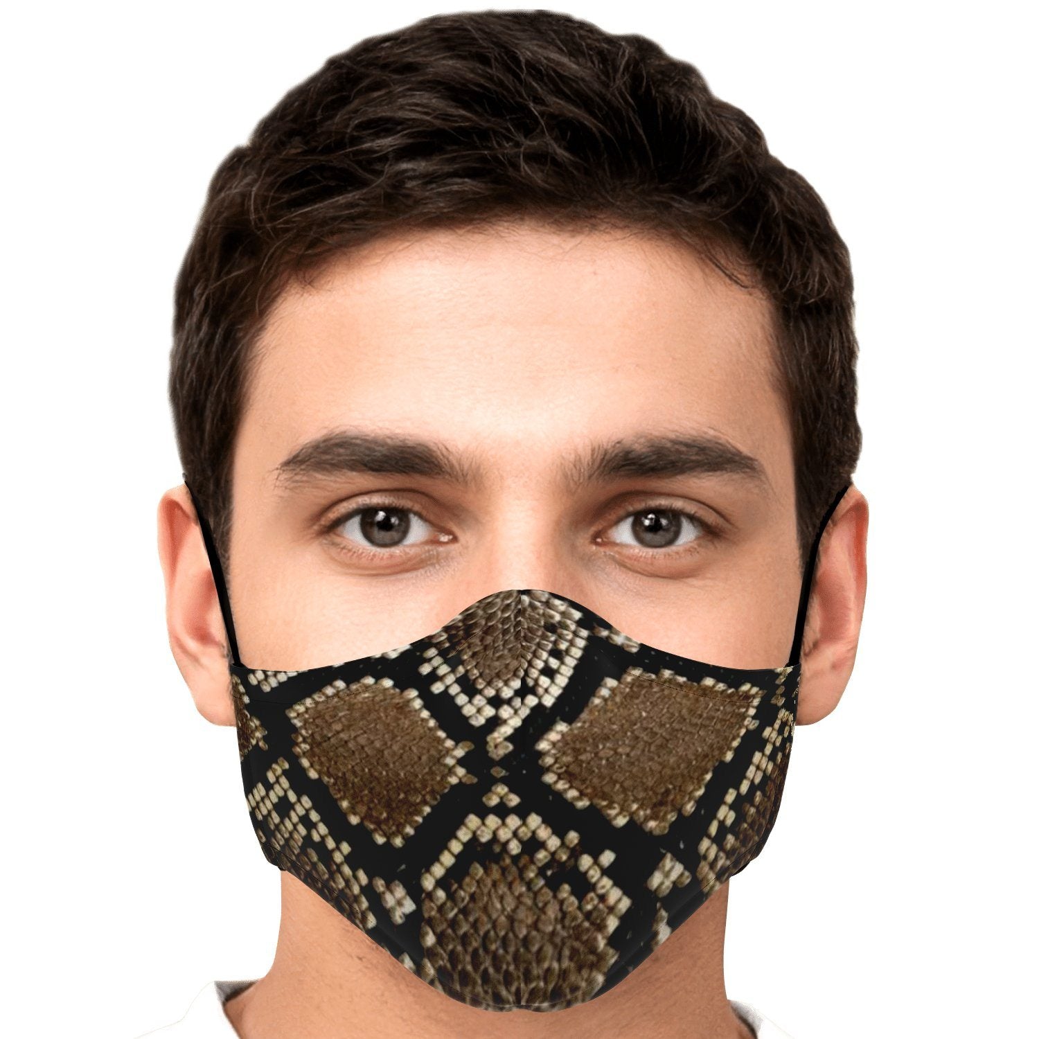 65 MCMLXV Unisex Snakeskin Print Face Mask - 65mcmlxv