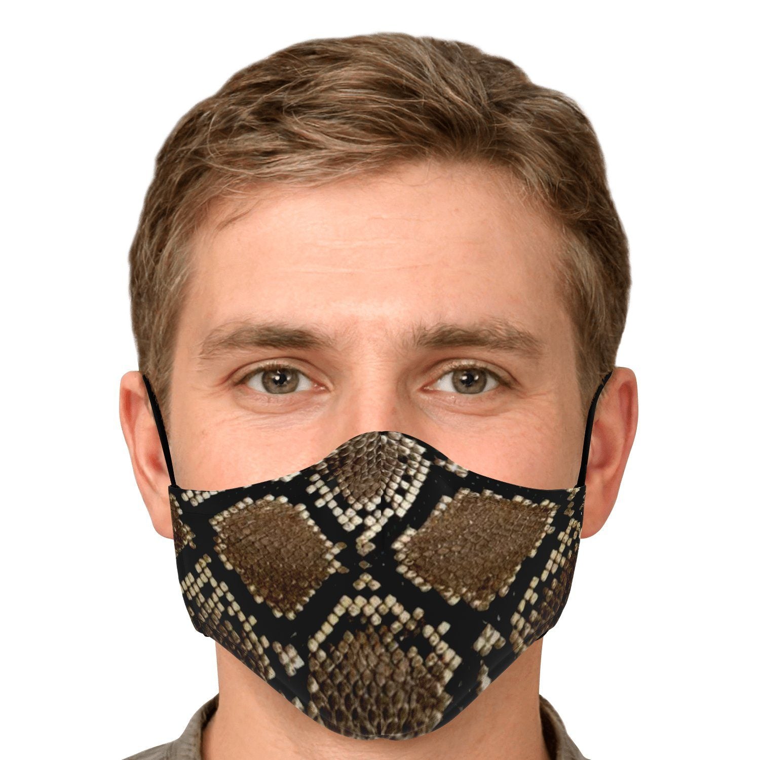 65 MCMLXV Unisex Snakeskin Print Face Mask - 65mcmlxv