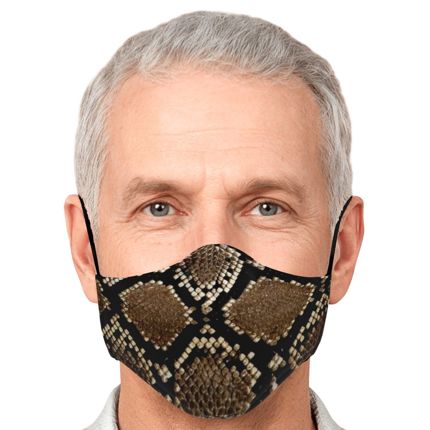 65 MCMLXV Unisex Snakeskin Print Face Mask - 65mcmlxv