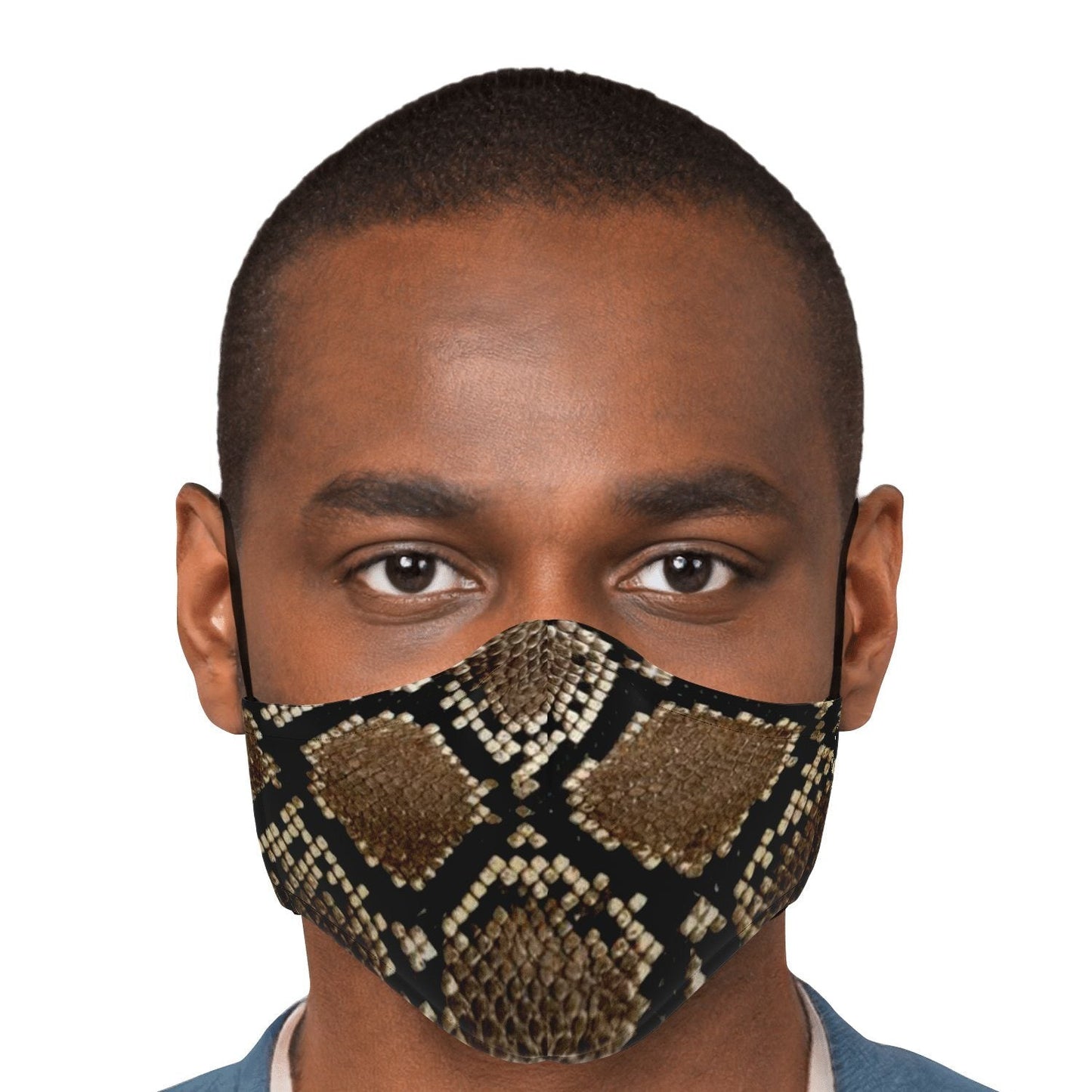 65 MCMLXV Unisex Snakeskin Print Face Mask - 65mcmlxv