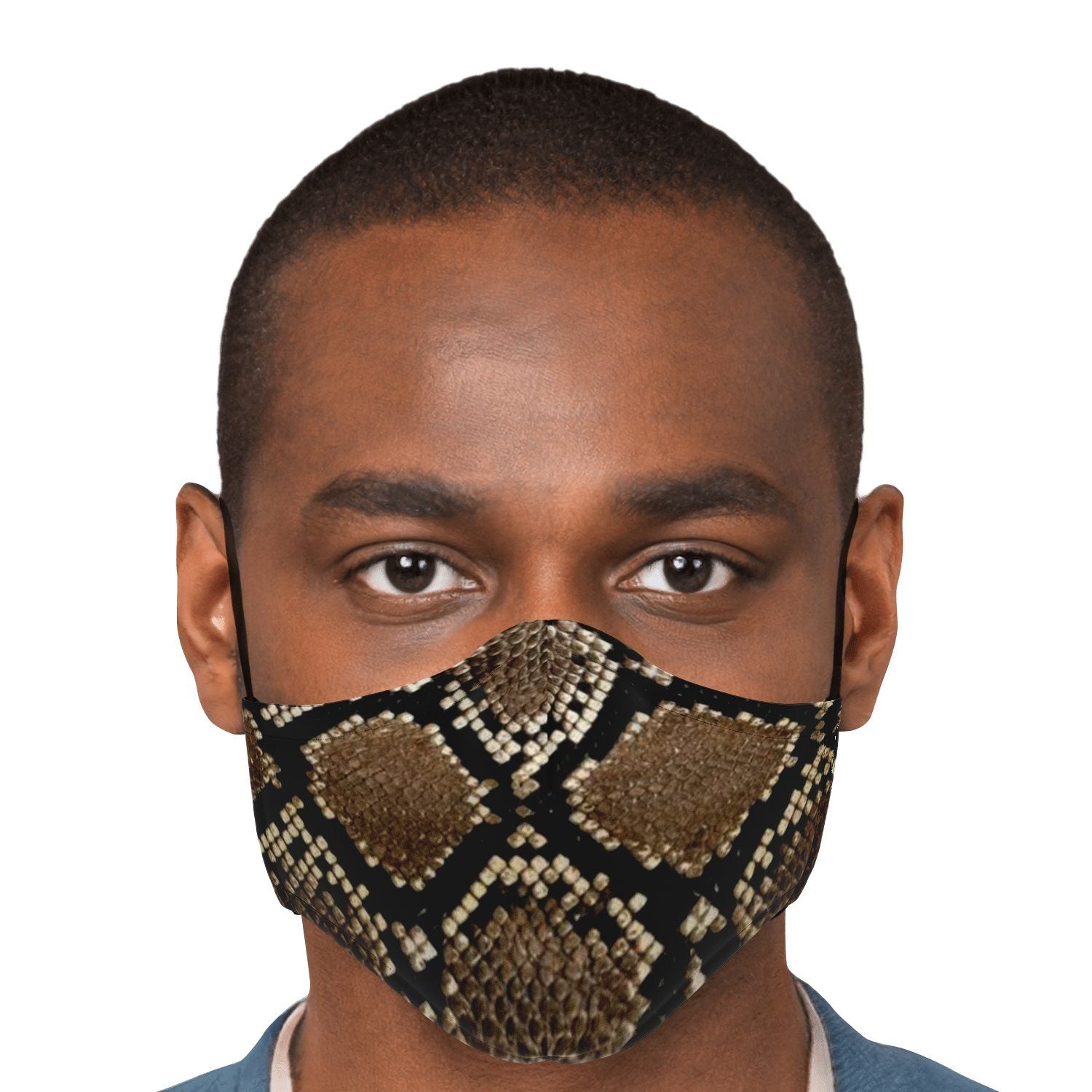 65 MCMLXV Unisex Snakeskin Print Face Mask - 65mcmlxv