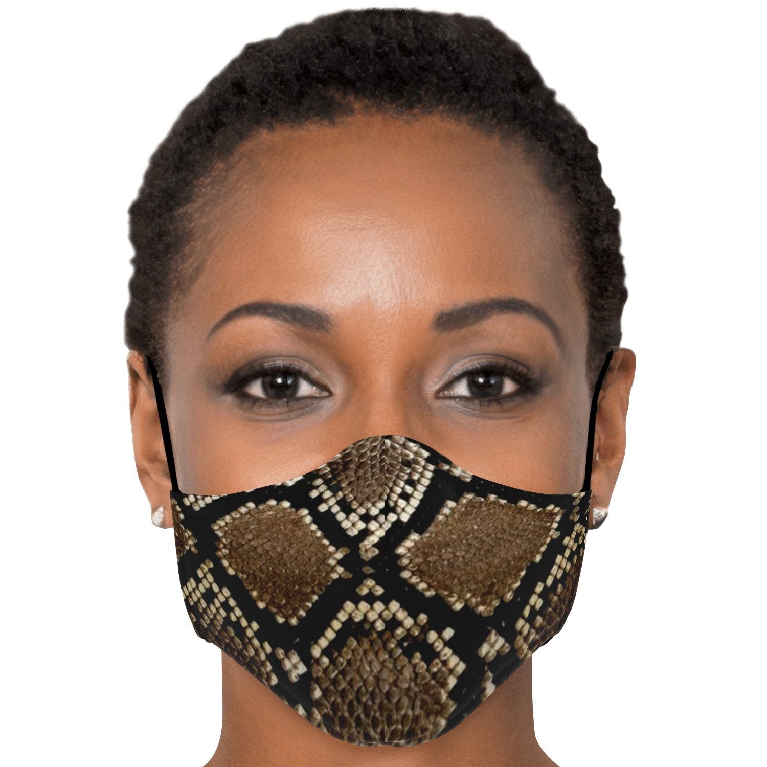 65 MCMLXV Unisex Snakeskin Print Face Mask - 65mcmlxv