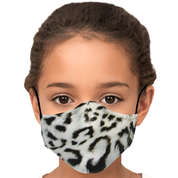 65 MCMLXV Unisex Snow Leopard Print Face Mask - 65mcmlxv