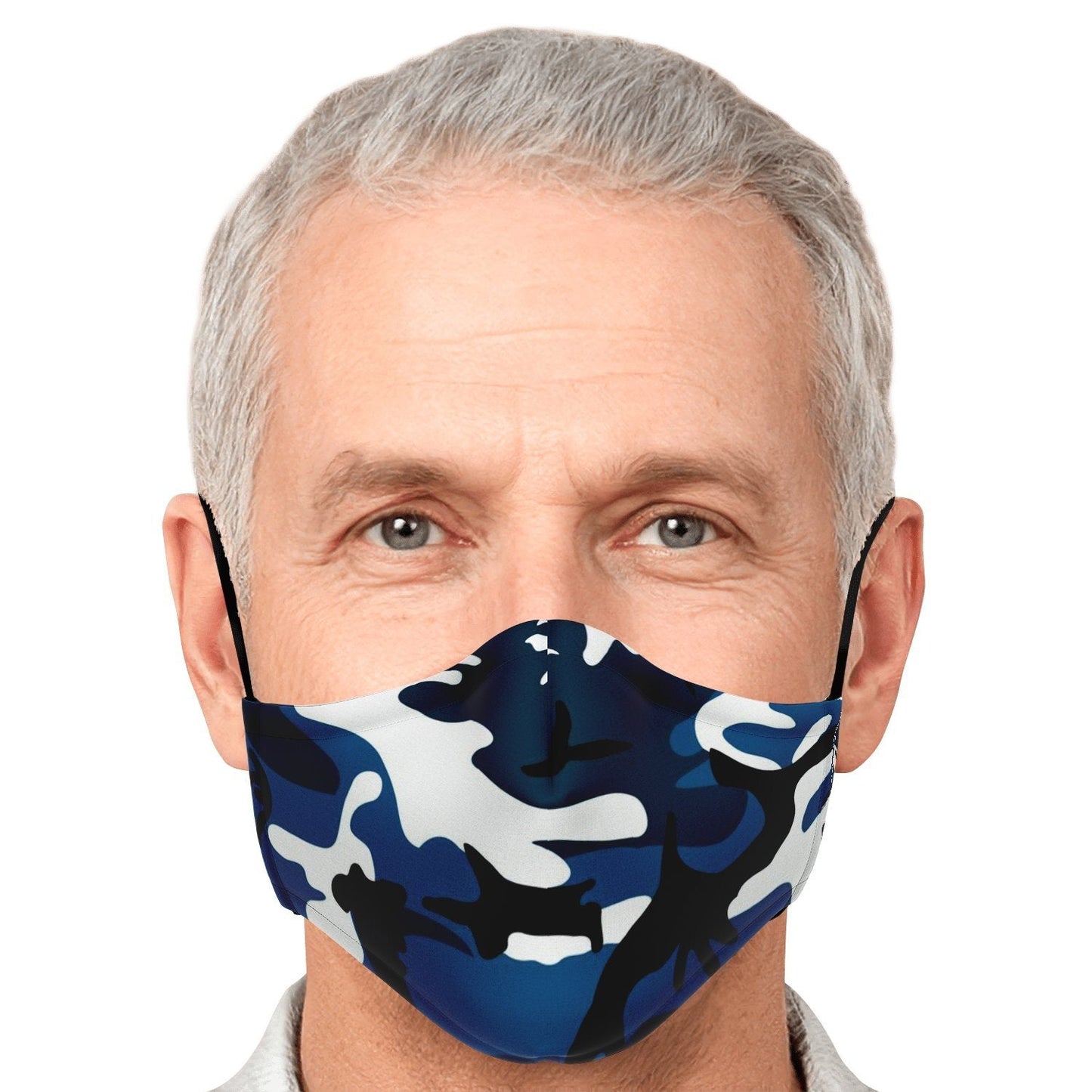 65 MCMLXV Unisex Teal Camouflage Print Face Mask - 65mcmlxv