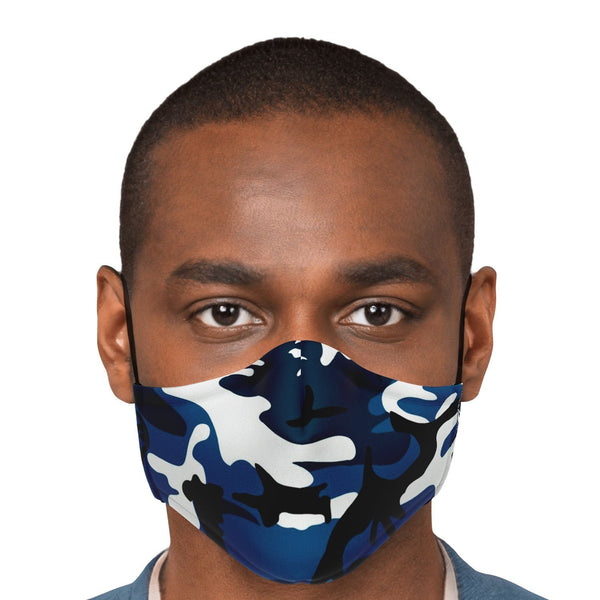 65 MCMLXV Unisex Teal Camouflage Print Face Mask - 65mcmlxv