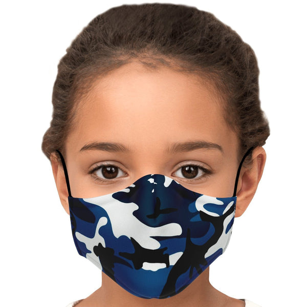 65 MCMLXV Unisex Teal Camouflage Print Face Mask - 65mcmlxv