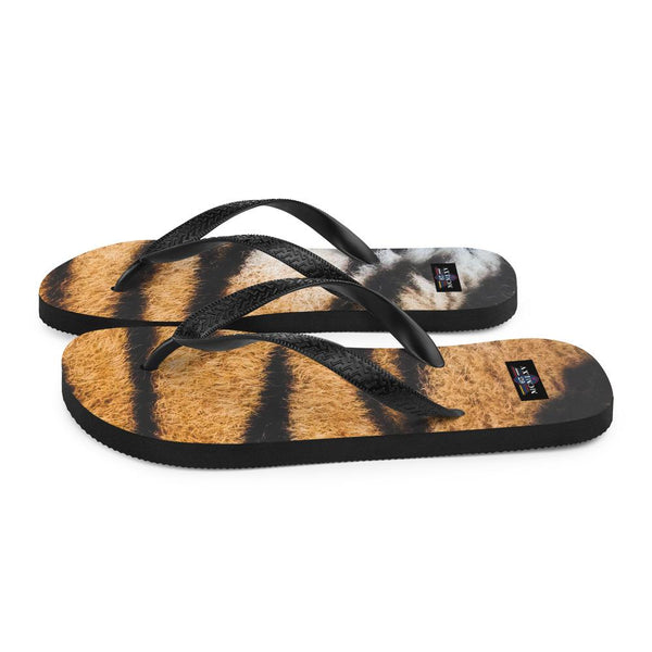 65 MCMLXV Unisex Tiger Animal Print Flip - Flops - 65mcmlxv