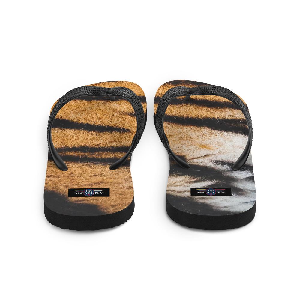 65 MCMLXV Unisex Tiger Animal Print Flip - Flops - 65mcmlxv