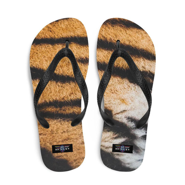 65 MCMLXV Unisex Tiger Animal Print Flip - Flops - 65mcmlxv