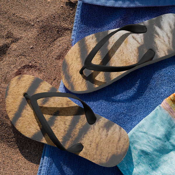 65 MCMLXV Unisex Tiger Animal Print Flip - Flops - 65mcmlxv