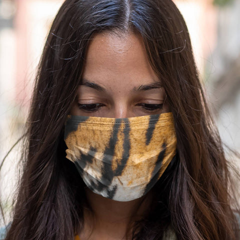 65 MCMLXV Unisex Tiger Print Face Mask - 65mcmlxv