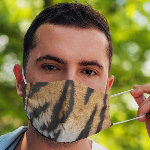 65 MCMLXV Unisex Tiger Print Face Mask - 65mcmlxv