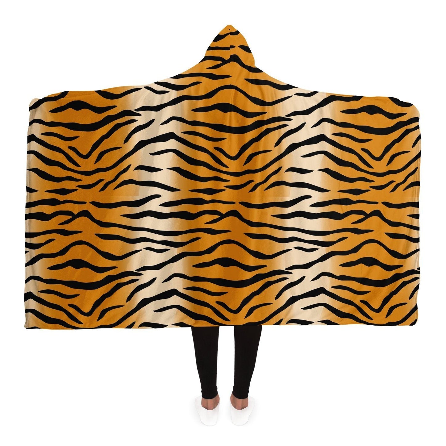 65 MCMLXV Unisex Tiger Print Hooded Blanket - 65mcmlxv