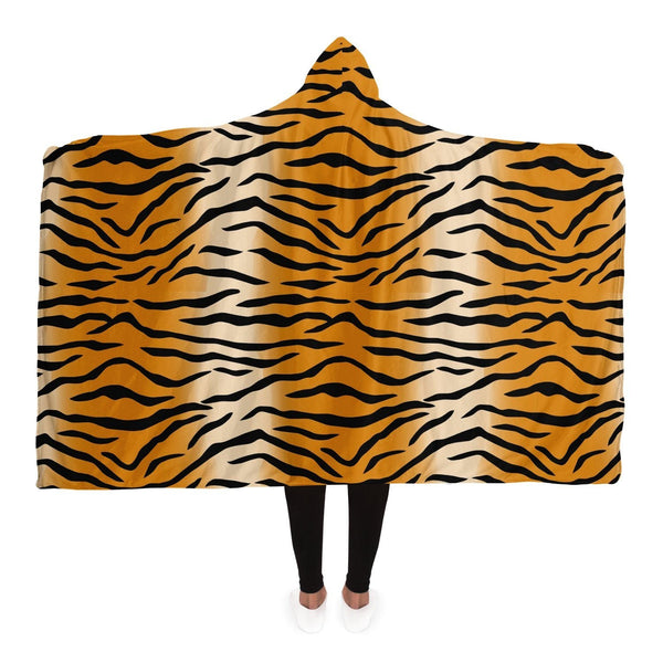 65 MCMLXV Unisex Tiger Print Hooded Blanket - 65mcmlxv