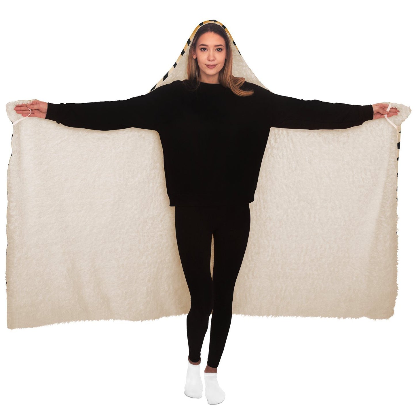 65 MCMLXV Unisex Tiger Print Hooded Blanket - 65mcmlxv